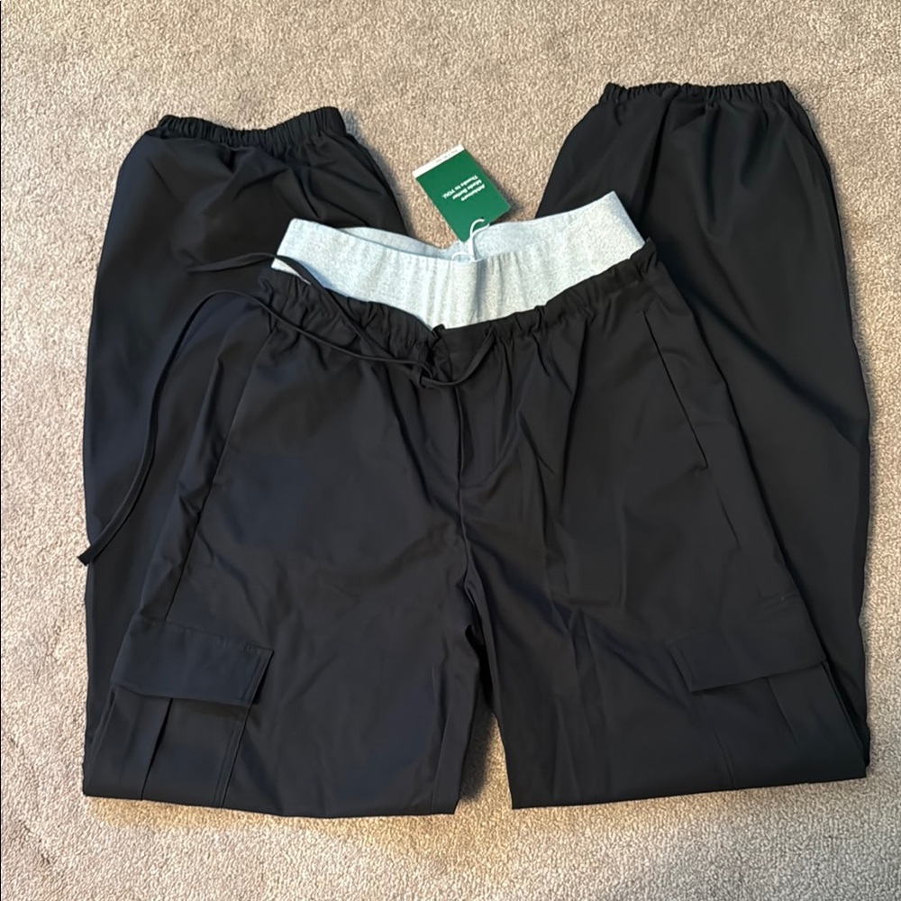 NWT Halara Water Repellant High Waisted Cargo Joggers